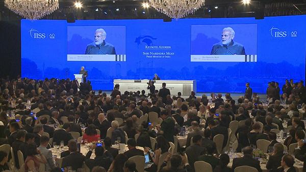 莫迪香格里拉对话积极评价中印关系 中方代表：欢迎、赞赏