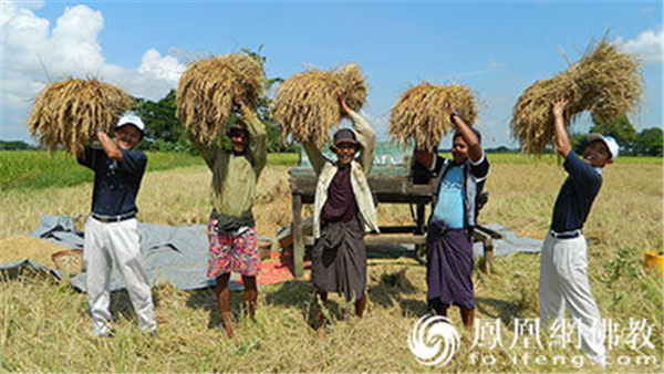 缅甸农民受慈济启发汇集爱心米帮助贫困户