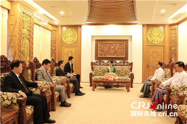 缅甸国务资政、国防军总司令会见中国外交部亚洲事务特使