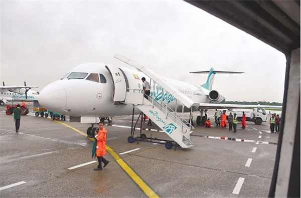 曼德勒机场客流量下降