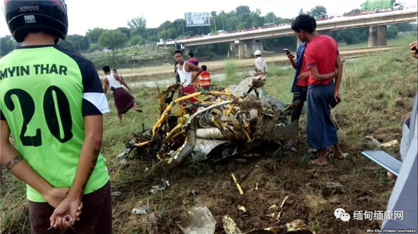 中国制造的战机在缅甸再次坠毁