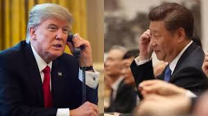 习近平同美国总统特朗普通电话