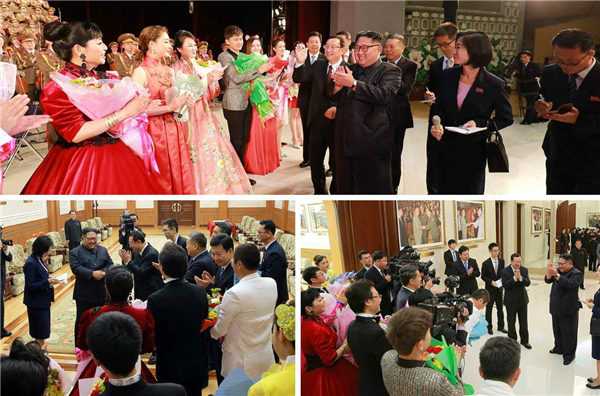 金正恩盛赞中朝联合演出：让人忘记时间