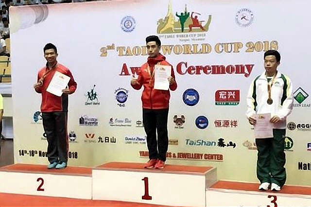 第二届武术套路世界杯缅甸开赛　中国队首日夺六金