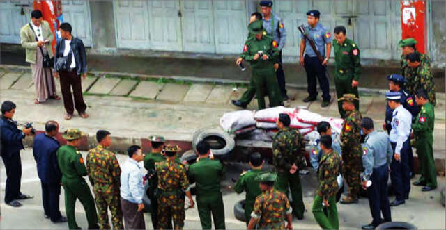 掸邦首府东枝市市中心发现可疑爆炸物