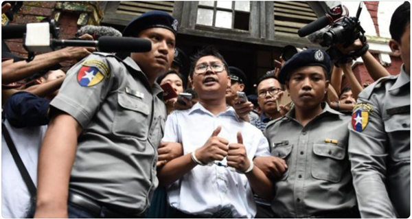 缅甸法院受理路透社记者被监禁的上诉案件