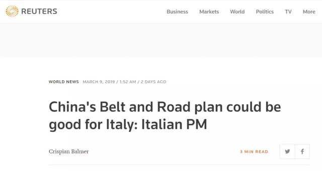 意大利总理这次说得明确：我们愿意加入共建“一带一路”