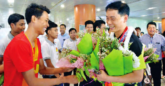 缅甸选手在中国台湾举办的乒乓球公开赛中获得金牌