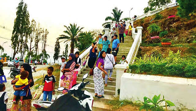 缅甸南端边境城市的一旅游景点