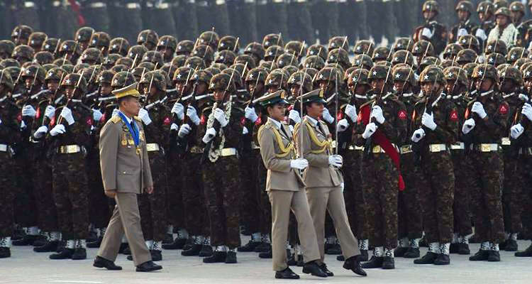 缅甸建军节三军总司令未能出席庆典
