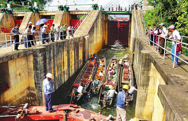 由克耶邦首府垒固市至茵莱湖的水路已通