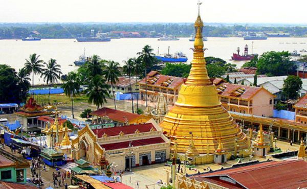 仰光博德唐佛塔接待的外国游客中以泰国游客为最多