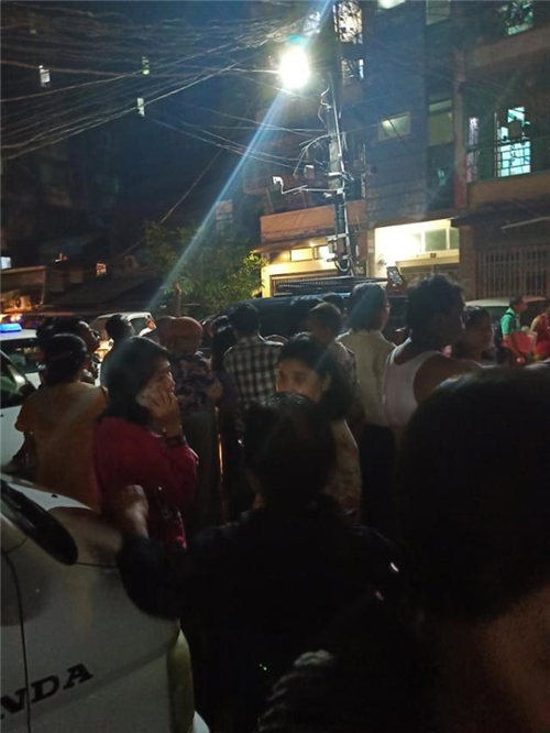 缅甸仰光附近发生4.1级地震