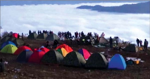 缅甸掸北瑙秋县境内的云海景观