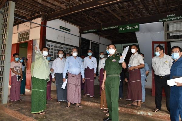 缅甸当局将启动孟邦毛淡棉市的7个隔离区