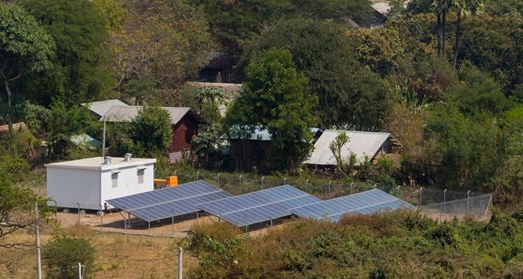 将在缅甸部分农村建设小型太阳能发电站