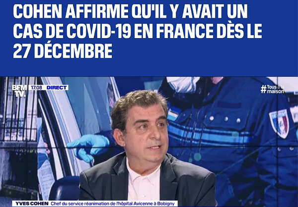 法国医院发现本地确诊病例时间，大幅提前