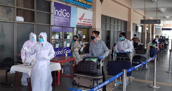 第三批80位缅甸公民从印度回国