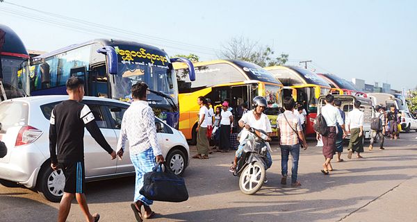 从今日起曼德勒省长途客运解禁