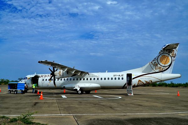 缅甸国家航空（MNA）重启 仰光-马圭-安-实兑航线