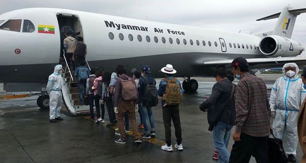 41名缅甸公民从尼泊尔返回仰光