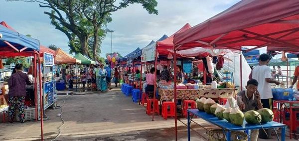 克伦邦海滨路夜市重新开放