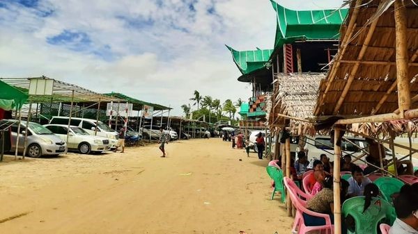 随着疫情逐渐宽松政策，十恩丹海滩游客日益增多