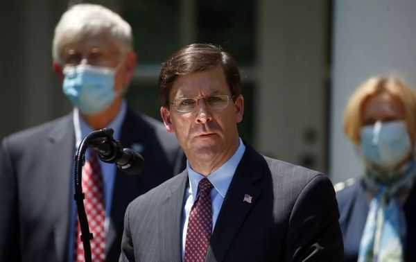 美防长刚刚说：我想去中国