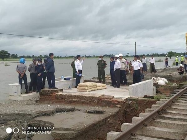 仰光-曼德勒列车于8月6日重新恢复运行