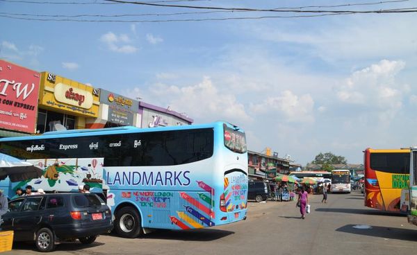 仰光到德林达依的长途客车从9月4日暂停运行
