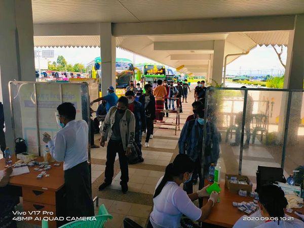 至今已有7万多缅甸劳工从泰国回国