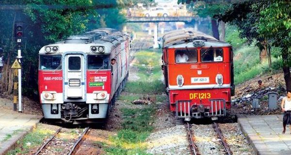 仰光市绕城火车仅在办公时间内运行