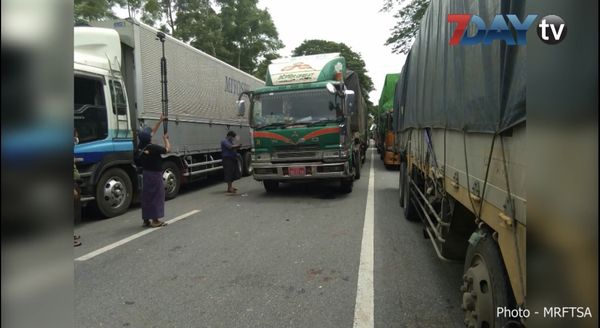 仰光-曼德勒公路80％的货车停运
