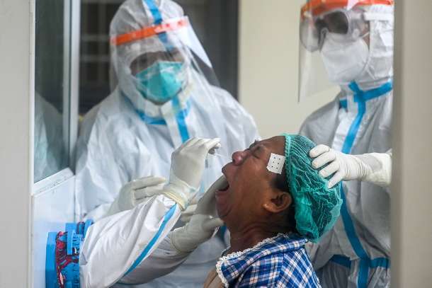 缅甸新冠疫情死亡人数已达321人 确诊者人数达到14383人