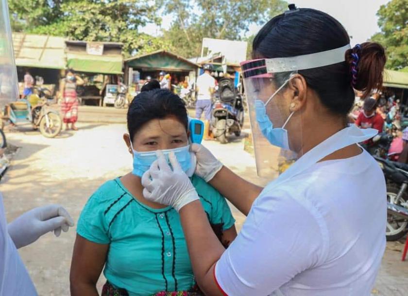 缅甸新冠疫情图片