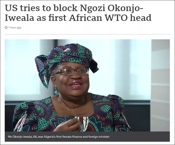 世贸组织提名首位非洲领导人，为何只有这个国家反对？