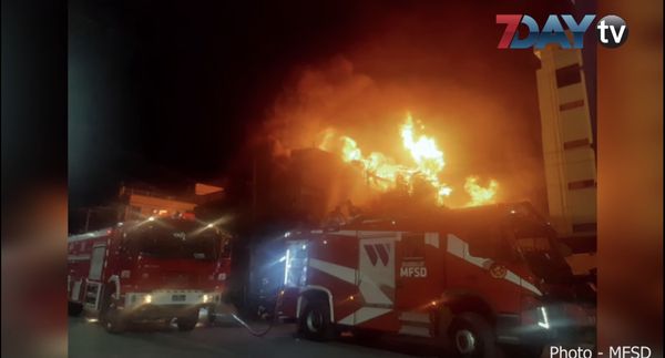 曼德勒一餐厅手机充电过热导致火灾