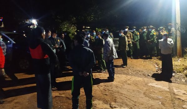 掸邦东枝市爆炸声惊动居民和军警