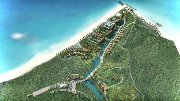 即将在若开邦割镇打造酒店旅游区