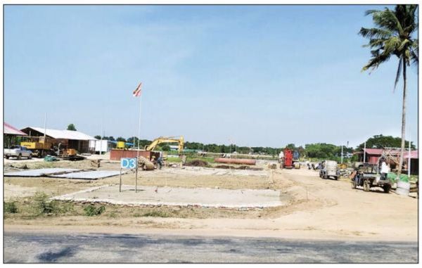 为建设色枝克瑙托大桥有关土地平整工程已启动