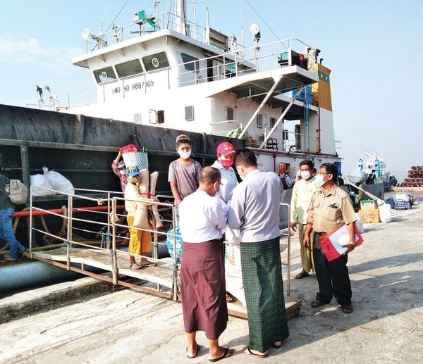 仰光——可可岛——仰光第四趟航程结束