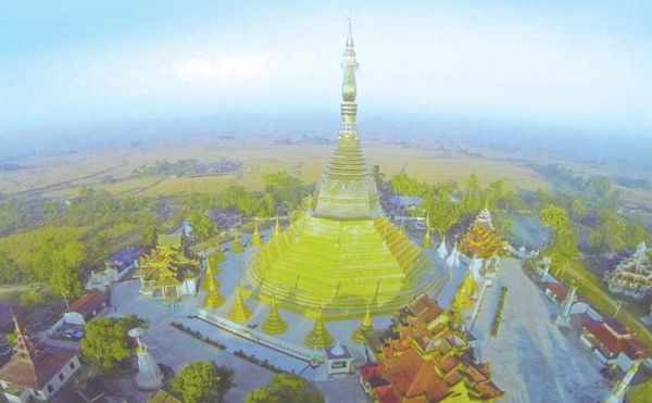 仰光省南部一著名古佛塔
