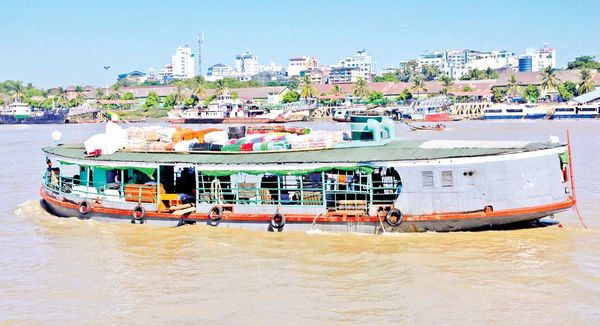 仰光与伊洛瓦底省之间水道畅通无阻