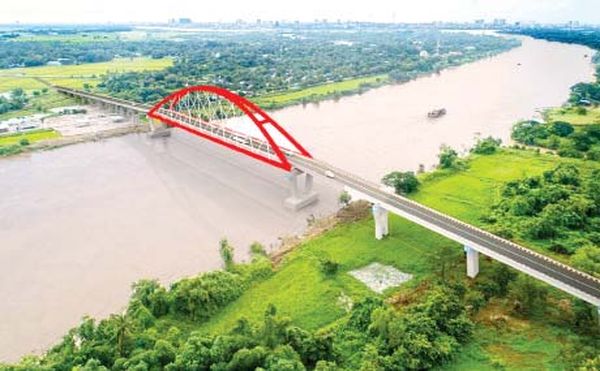 仰光省色枝-克瑙托大桥正在加紧建设之中