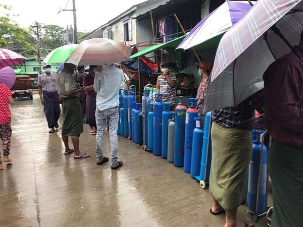 缅甸政府将增加氧气供应以应对新冠疫情