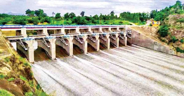 马奎省内的基翁基瓦水坝的水位在继续升高之中