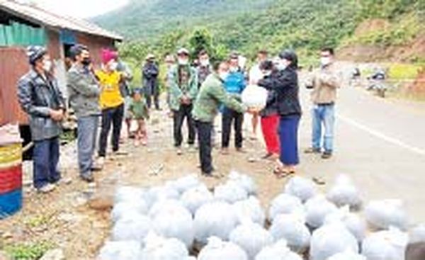 钦邦哈卡县区及法兰县区的稻田内将投放鱼苗