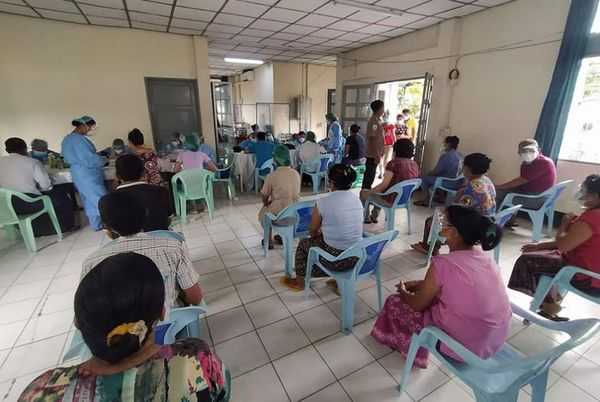 目前缅甸全国新冠疫苗接种覆盖率已接近 13%