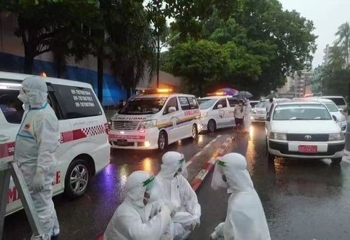 随着疫苗接种率提高 缅甸第三轮新冠疫情逐步缓解