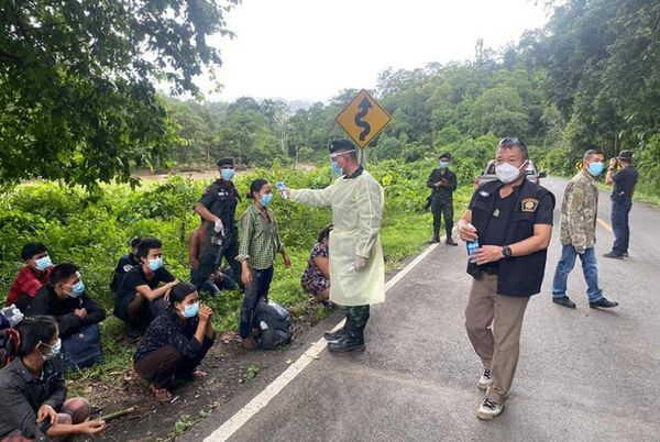 过去两周有100多名缅甸劳工因非法进入泰国而被捕
